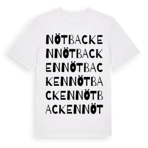 Nötbacken ordlek t-shirt – ekologisk bomull t-shirt från Pinshirt