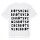 Nötsveden ordlek t-shirt