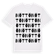 White t-shirt med Nöttö ordlek t-shirt