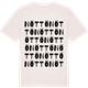 Vintage White t-shirt med Nöttö ordlek t-shirt