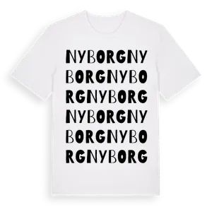 Nyborg ordlek t-shirt – ekologisk bomull t-shirt från Pinshirt