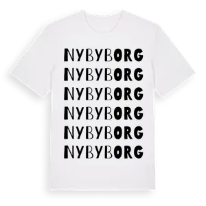 Nybyborg ordlek t-shirt – ekologisk bomull t-shirt från Pinshirt