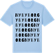 Blue Soul t-shirt med Nybyborg ordlek t-shirt