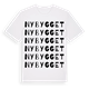 Nybygget ordlek t-shirt