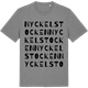 Mid Heather Gray t-shirt med Nyckelstocken ordlek t-shirt