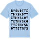Blue Soul t-shirt med Nyskottet ordlek t-shirt