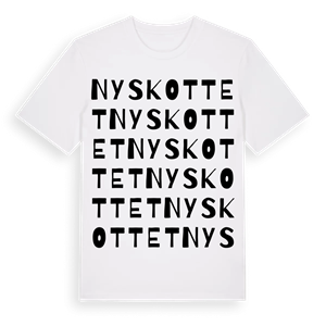Nyskottet ordlek t-shirt – ekologisk bomull t-shirt från Pinshirt
