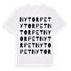 Nytorpet ordlek t-shirt