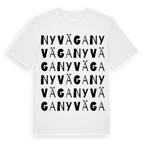 Nyväga ordlek t-shirt – ekologisk bomull t-shirt från Pinshirt