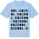 Blue Soul t-shirt med Odlingen ordlek t-shirt