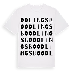 Odlingsbo ordlek t-shirt – ekologisk bomull t-shirt från Pinshirt