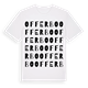 Offerbo ordlek t-shirt