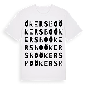 Ökersbo ordlek t-shirt – ekologisk bomull t-shirt från Pinshirt