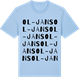 Blue Soul t-shirt med Ol-Jans ordlek t-shirt