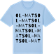 Blue Soul t-shirt med Ol-Mats ordlek t-shirt