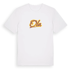 Ola baseball t-shirt – ekologisk bomull t-shirt från Pinshirt