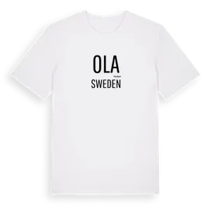Ola i Sverige t-shirt – ekologisk bomull t-shirt från Pinshirt