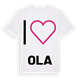 Jag älskar Ola t-shirt stort tryck