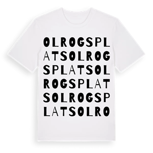 Olrogs plats ordlek t-shirt – ekologisk bomull t-shirt från Pinshirt