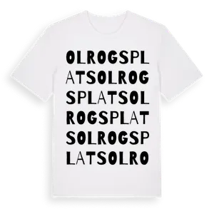 Olrogs Plats ordlek t-shirt – ekologisk bomull t-shirt från Pinshirt