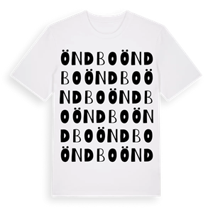 Öndbo ordlek t-shirt – ekologisk bomull t-shirt från Pinshirt