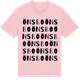 Pink Cotton t-shirt med Önsbo ordlek t-shirt