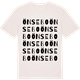 Vintage White t-shirt med Önsebo ordlek t-shirt