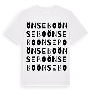 Önsebo ordlek t-shirt – ekologisk bomull t-shirt från Pinshirt