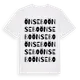 White t-shirt med Önsebo ordlek t-shirt