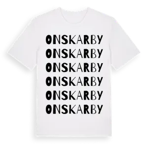 Onskarby ordlek t-shirt – ekologisk bomull t-shirt från Pinshirt