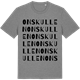 Mid Heather Gray t-shirt med Onskullen ordlek t-shirt