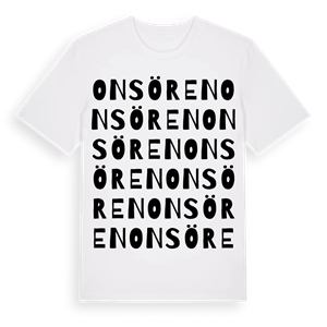 Onsören ordlek t-shirt – ekologisk bomull t-shirt från Pinshirt