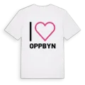 Jag älskar Oppbyn t-shirt stort tryck