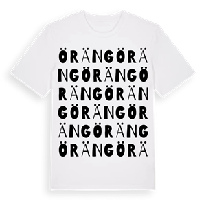 Öräng ordlek t-shirt – ekologisk bomull t-shirt från Pinshirt