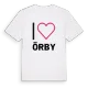 Jag älskar Örby t-shirt stort tryck
