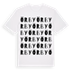 White t-shirt med Örby ordlek t-shirt