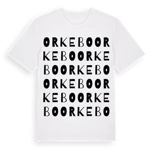 Orkebo ordlek t-shirt – ekologisk bomull t-shirt från Pinshirt