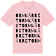 Pink Cotton t-shirt med Ormkärret ordlek t-shirt