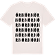 Vintage White t-shirt med Örn ordlek t-shirt