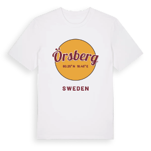 Örsberg cirkel t-shirt – ekologisk bomull t-shirt från Pinshirt