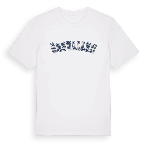 Örsvallen college t-shirt – ekologisk bomull t-shirt från Pinshirt