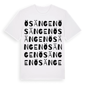 Ösängen ordlek t-shirt – ekologisk bomull t-shirt från Pinshirt