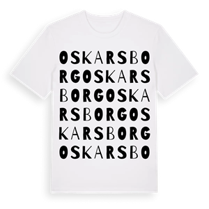 Oskarsborg ordlek t-shirt – ekologisk bomull t-shirt från Pinshirt