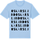 Blue Soul t-shirt med Oskarslund ordlek t-shirt