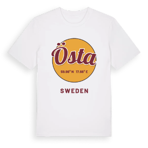 Östa cirkel t-shirt – ekologisk bomull t-shirt från Pinshirt