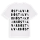 Östa kvarn ordlek t-shirt