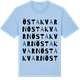 Blue Soul t-shirt med Östa kvarn ordlek t-shirt