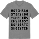 Mid Heather Gray t-shirt med Östensbo ordlek t-shirt