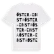 White t-shirt med Öster-Ensta ordlek t-shirt