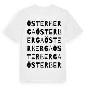 Österberga ordlek t-shirt – ekologisk bomull t-shirt från Pinshirt